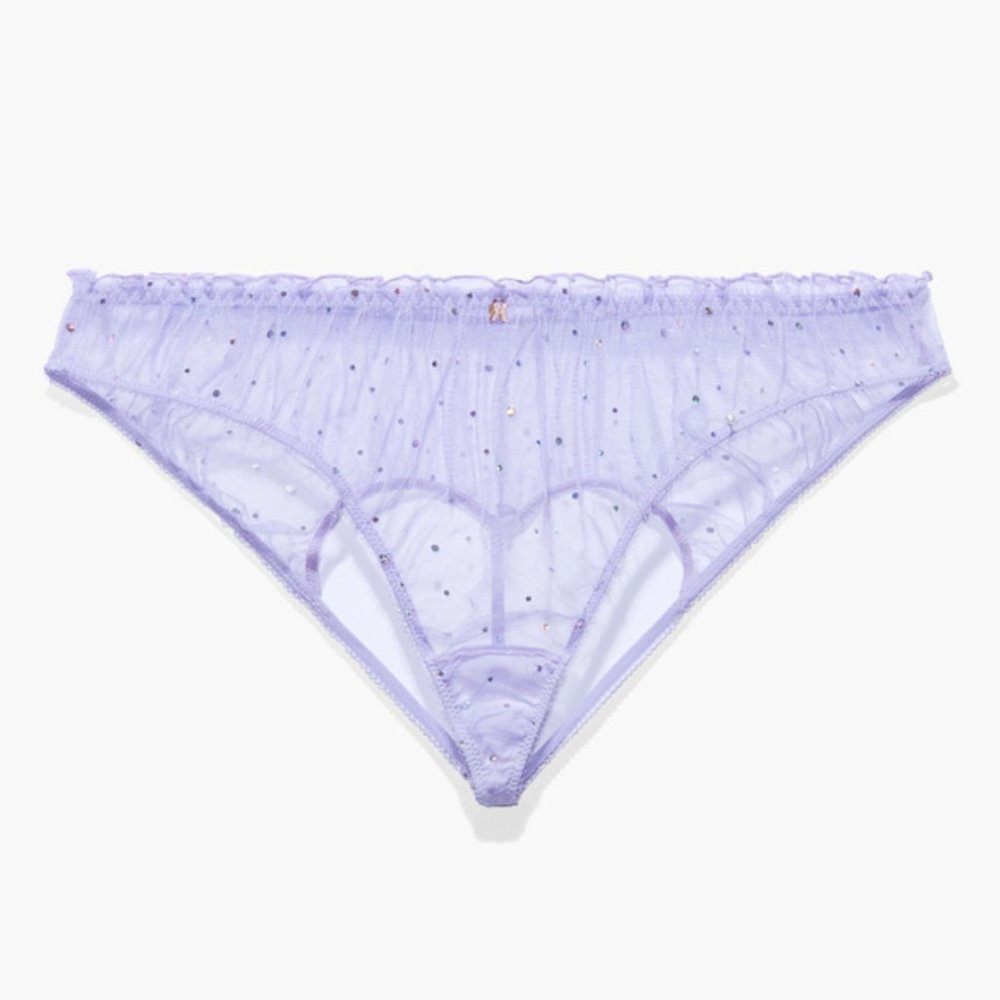 Sparkle Puff Cut-Out Bikini